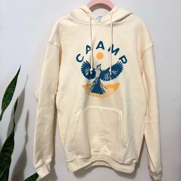 New Caamp Mockingbird Hoodie Sweatshirt, Size Small - Picture 2 of 4